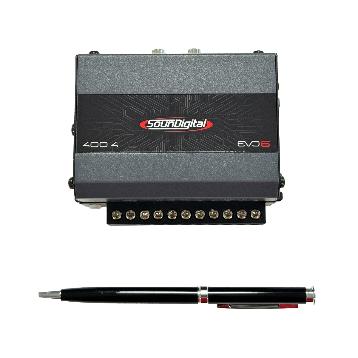 SounDigital 400.4 EVO 6 - 4 Ohm (RMS 4x100 W x 2 Ohm) power amplifier (4-channel).