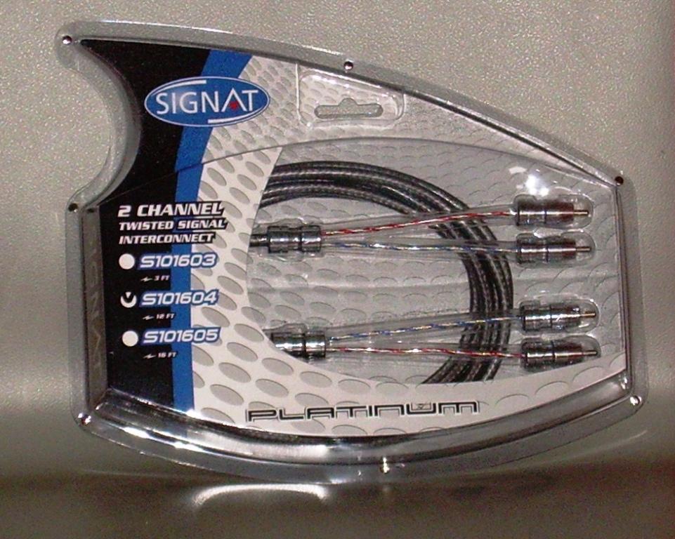 Signat stereo cable RCA (3,5 m). S101604