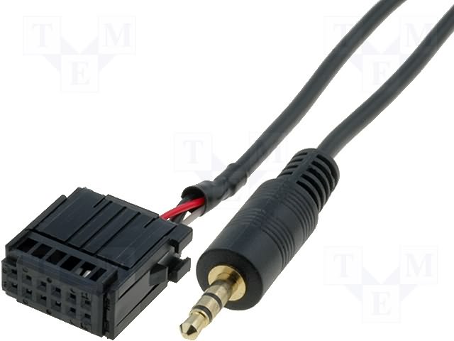 Ford with button AUX (Fakra - Jack) adapter AUX. FORD.01
