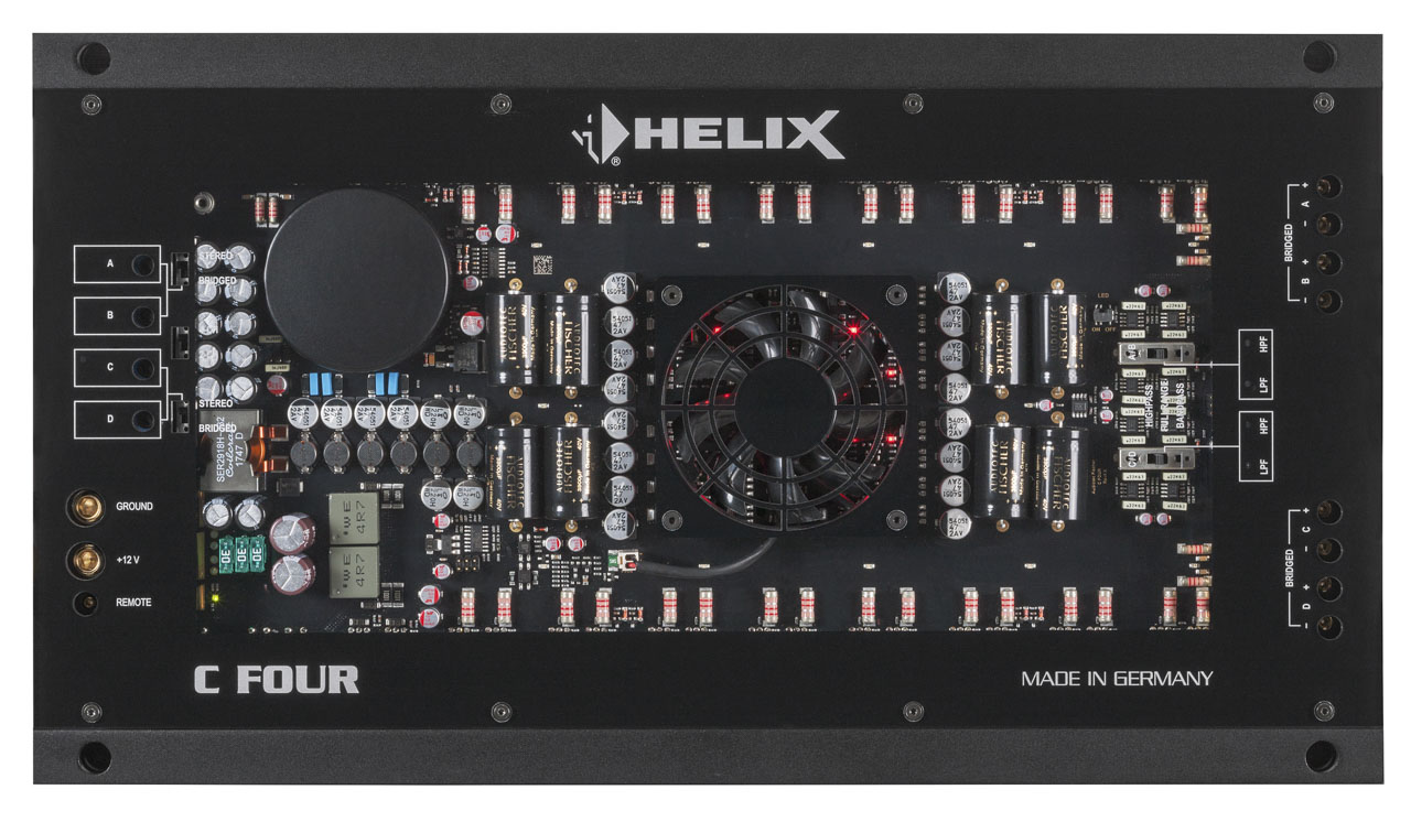 Helix C FOUR (AB class) power amplifier (4-channel)
