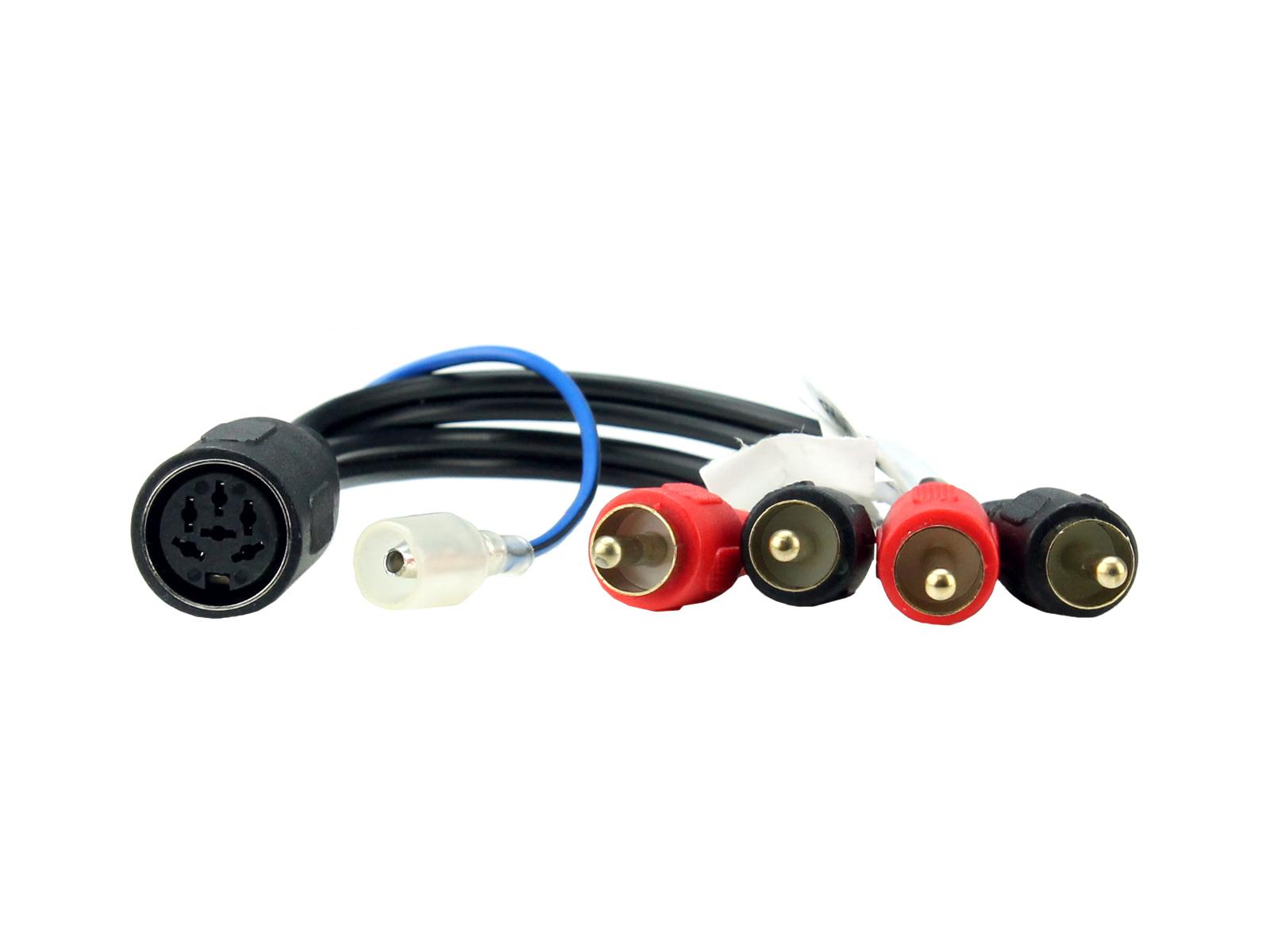 Volvo C70, S40, S70, S80... (2000->) adapter for OEM amplifier. Connects2