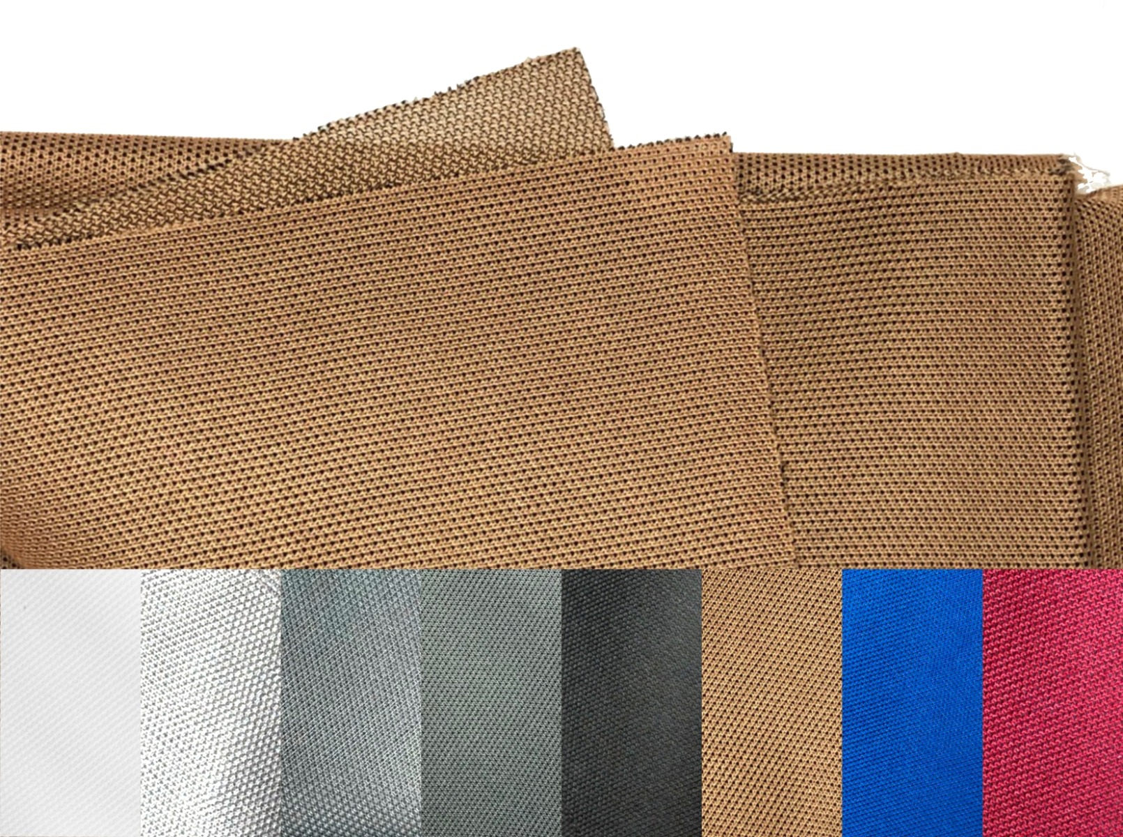 Acoustically transparent cloth. MOQ 1012. Beige.