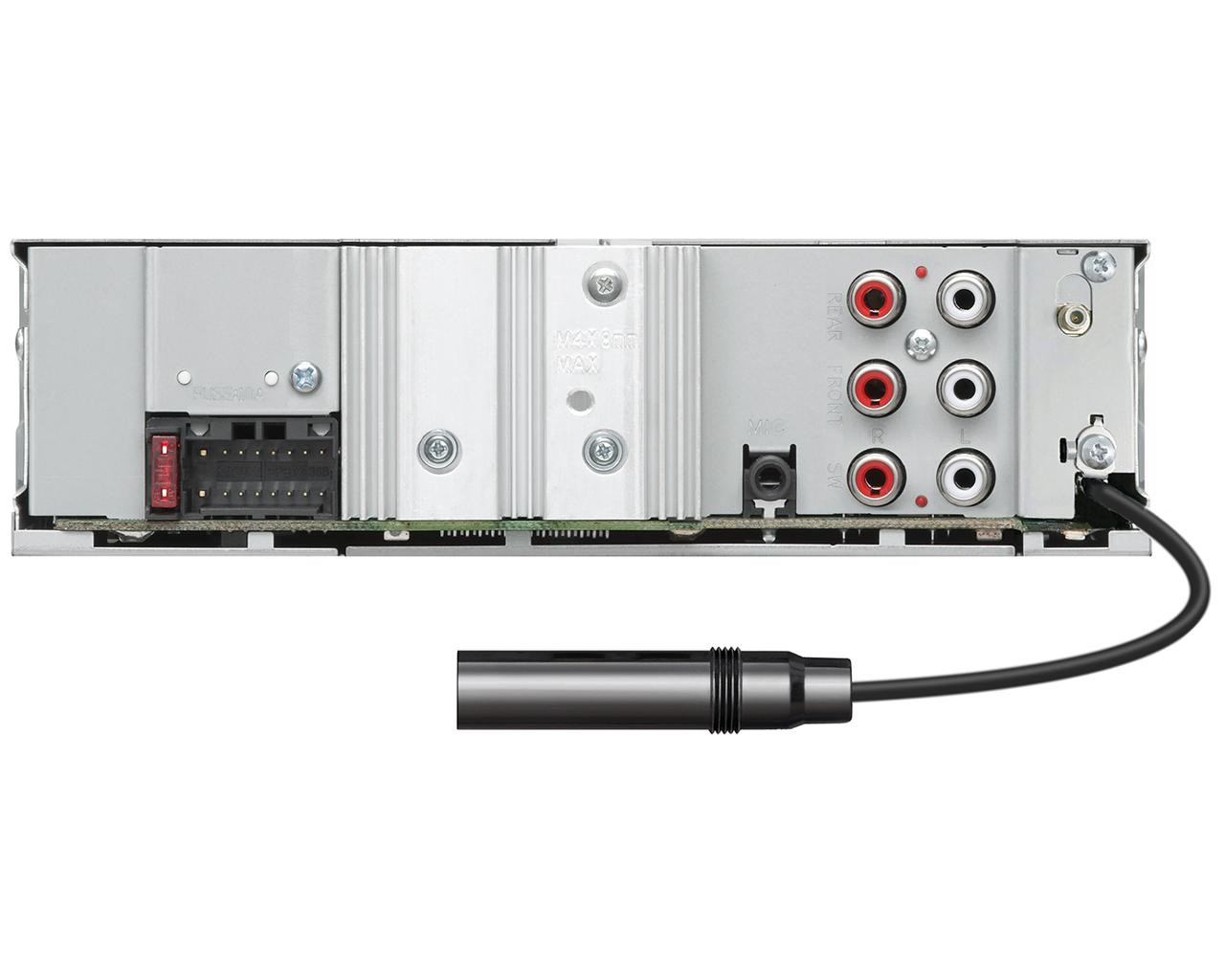 JVC KD-X38MDBT receiver with USB, Bluetooth.