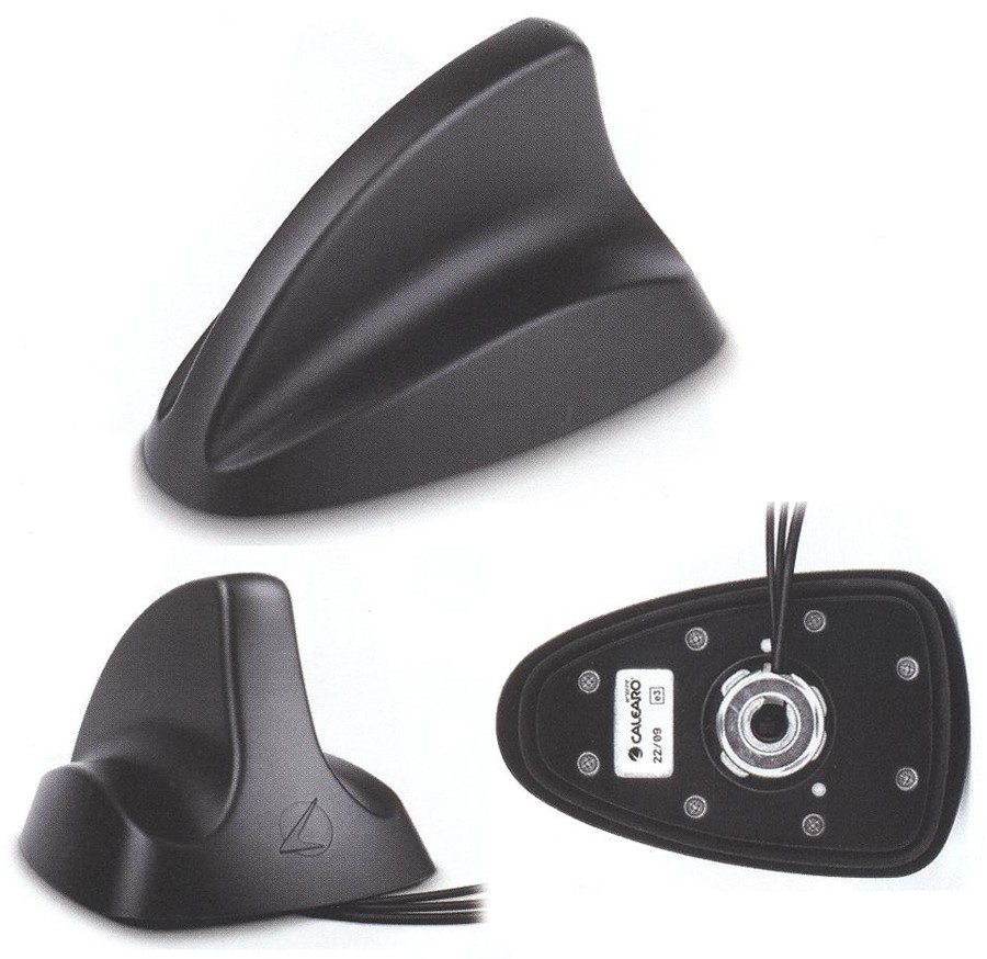 Universal, multifunction car AM/FM/GPS antenna. Shark 2 TWIN SAT. 7727055