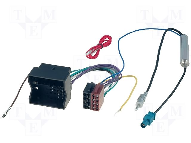 VW (->2016), Audi, Skoda... adapter KIT (Fakra, ISO, antenna separator). CT20VW02