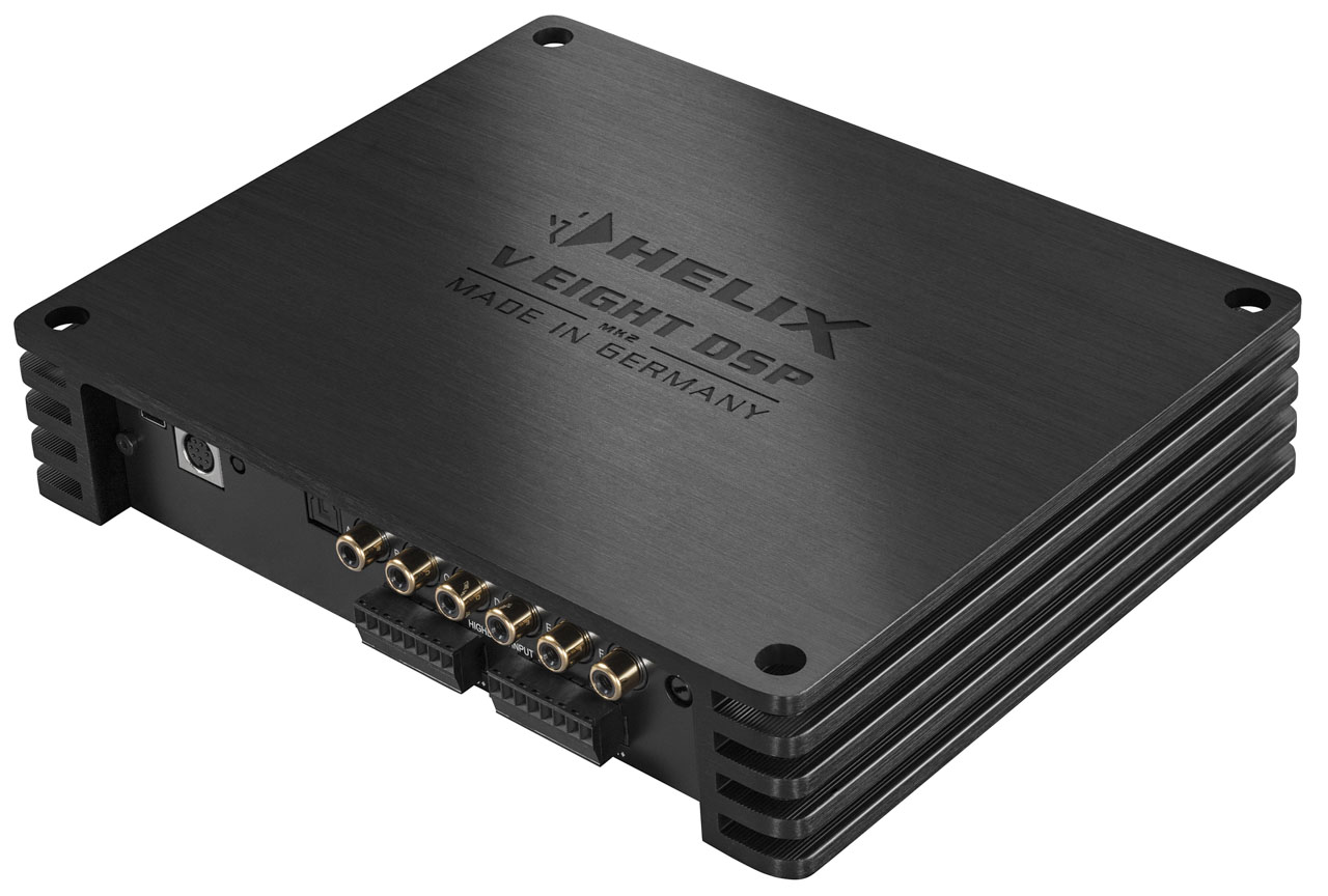 Helix V EIGHT DSP MK2 (D class) power amplifier (8-channel) with DSP.