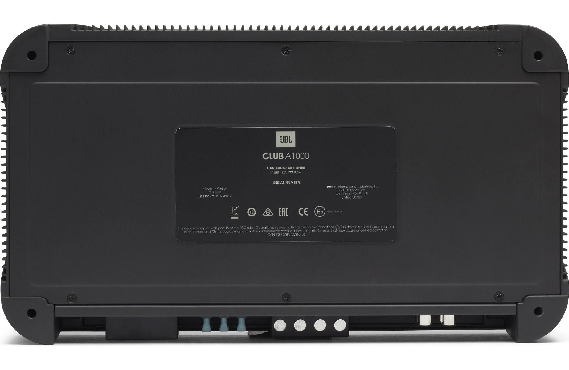 JBL A1000 (D class) power amplifier (mono).