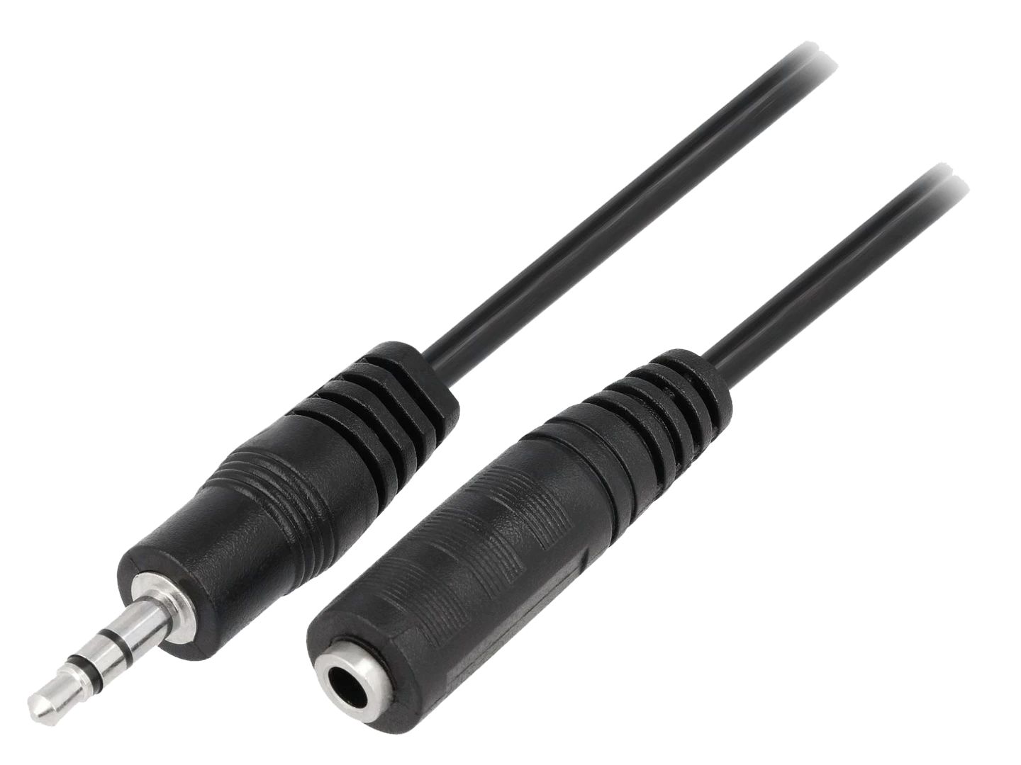 Jack - Jack (3.5 mm) extension cable (5 m). CV202-050-PB