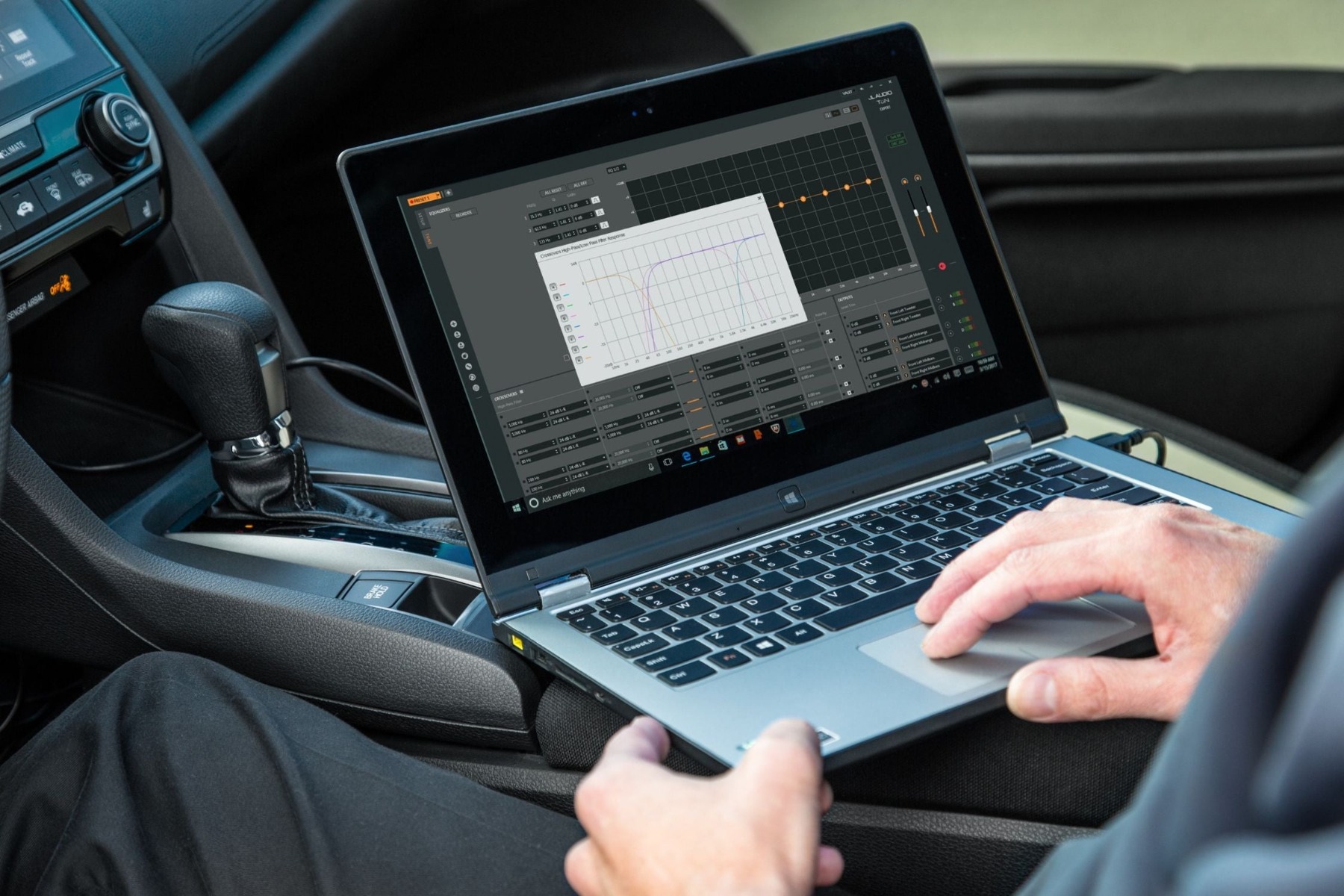 JL Audio TwK-D8 system tuning DSP controlled.