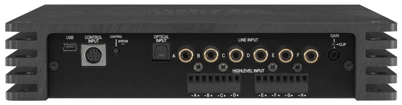 Helix V EIGHT DSP MK2 (D class) power amplifier (8-channel) with DSP.