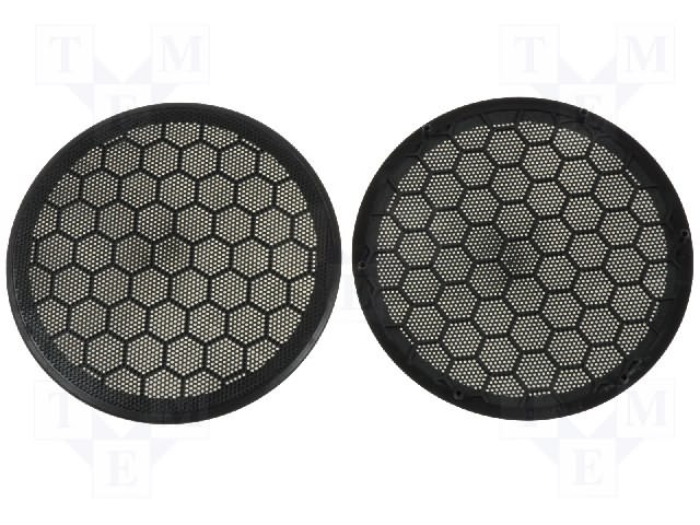 VW Golf IV, Passat (1996->), Seat speaker grill (165 mm). 20.210/K-BK