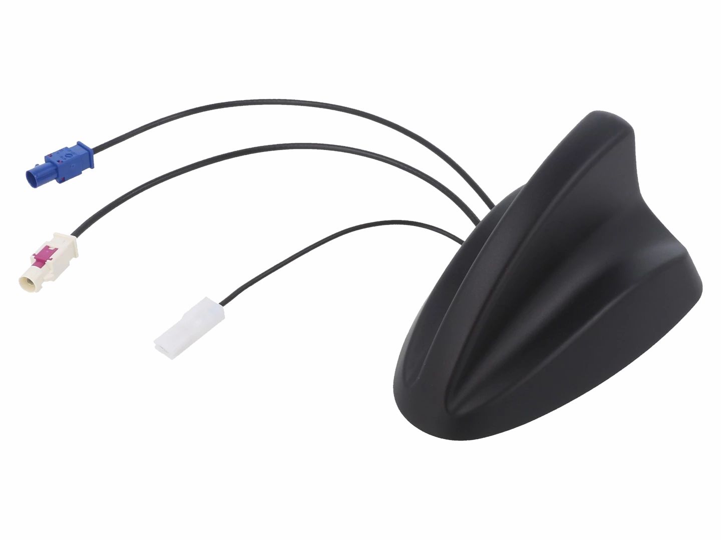 Universal, multifunction car AM/FM/GPS antenna with amplifier Shark2. 7677825
