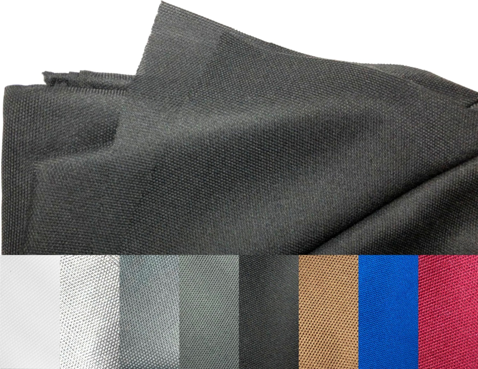 Acoustically transparent cloth. MOQ 1008. Black.