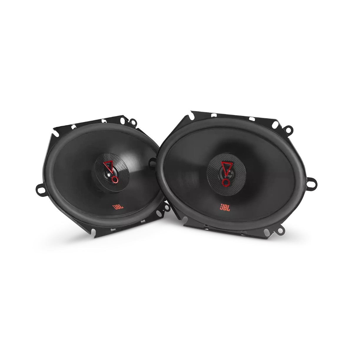 JBL Stage3 8627 coaxial speakers (152 x 203 mm).