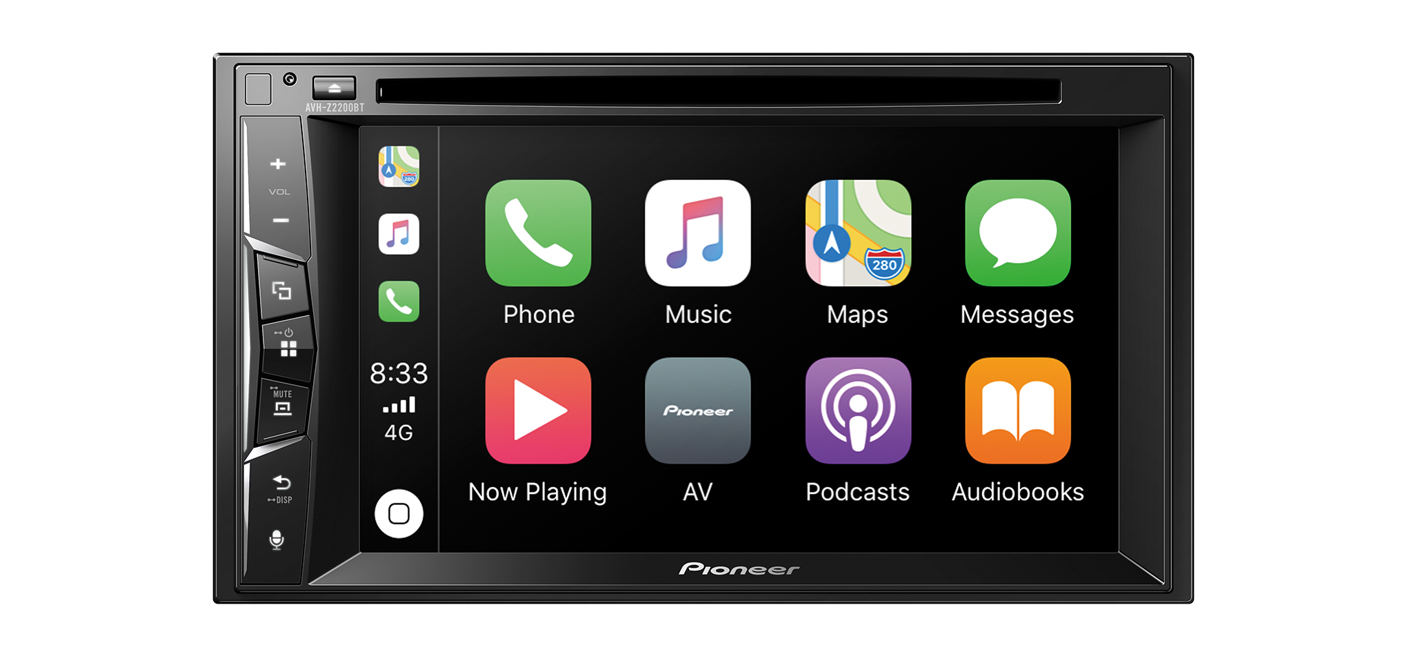 Pioneer AVH-Z2200BT multimedia AV receiver (6.2").