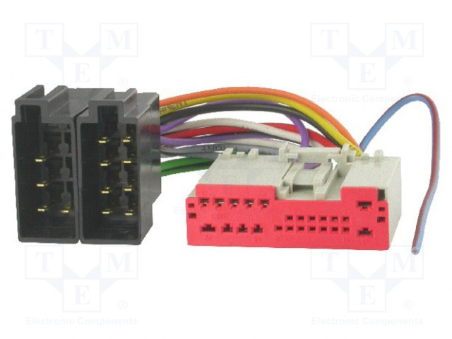 Ford Fiesta, Fusion (2002->)..., Land Rover adapter (ISO connector). ZRS-118