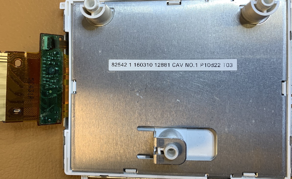 LCD display (COLOR) for instrument cluster VW Golf VII, Passat B8... (2015->).