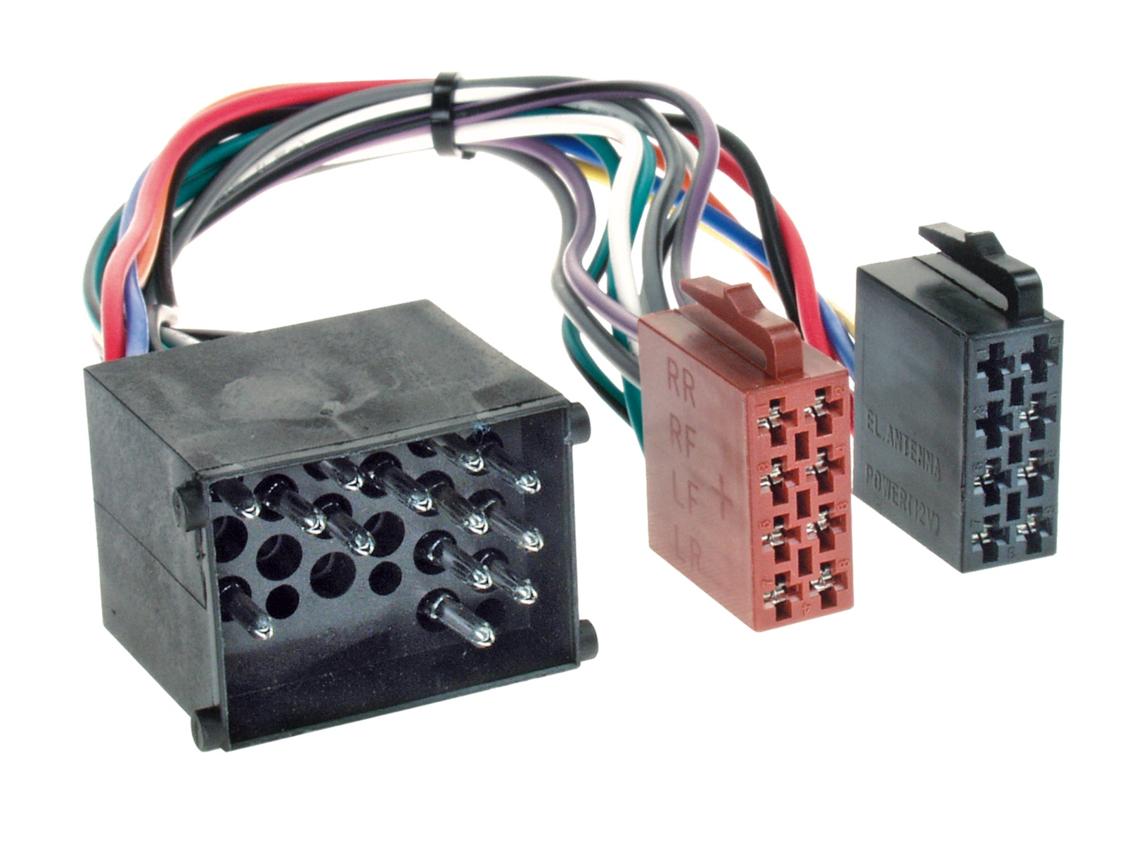 BMW, Mini, Land Rover, Rover adapter (ISO connector). AS-10B (17 pin).