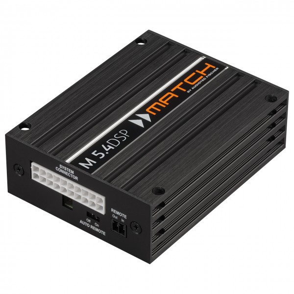 Match M 5.4DSP (GD class) power amplifier (5-channel) with DSP.