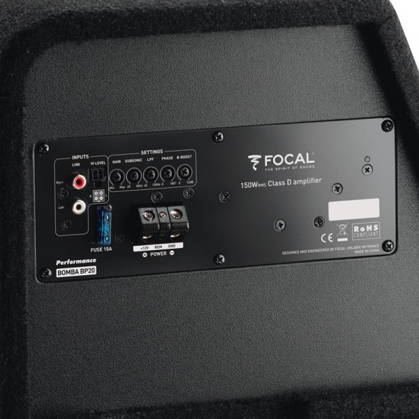 Focal BombA BP20, P20 active subwoofer 8" (200 mm).