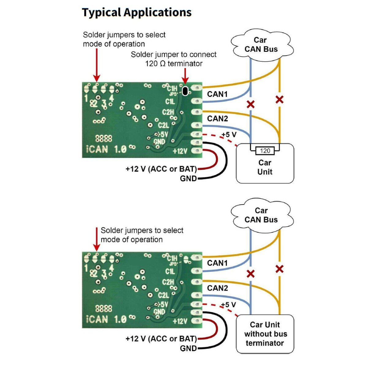 Lexus, Toyota (2014->) climate control F to C (C to F)* conversion (CAN bus filter). Multi