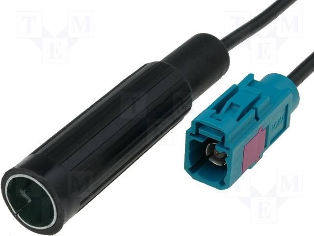 Audi, Fiat, Mercedes, Peugeot, Skoda, Seat... antenna adapter. FAKRA-DIN