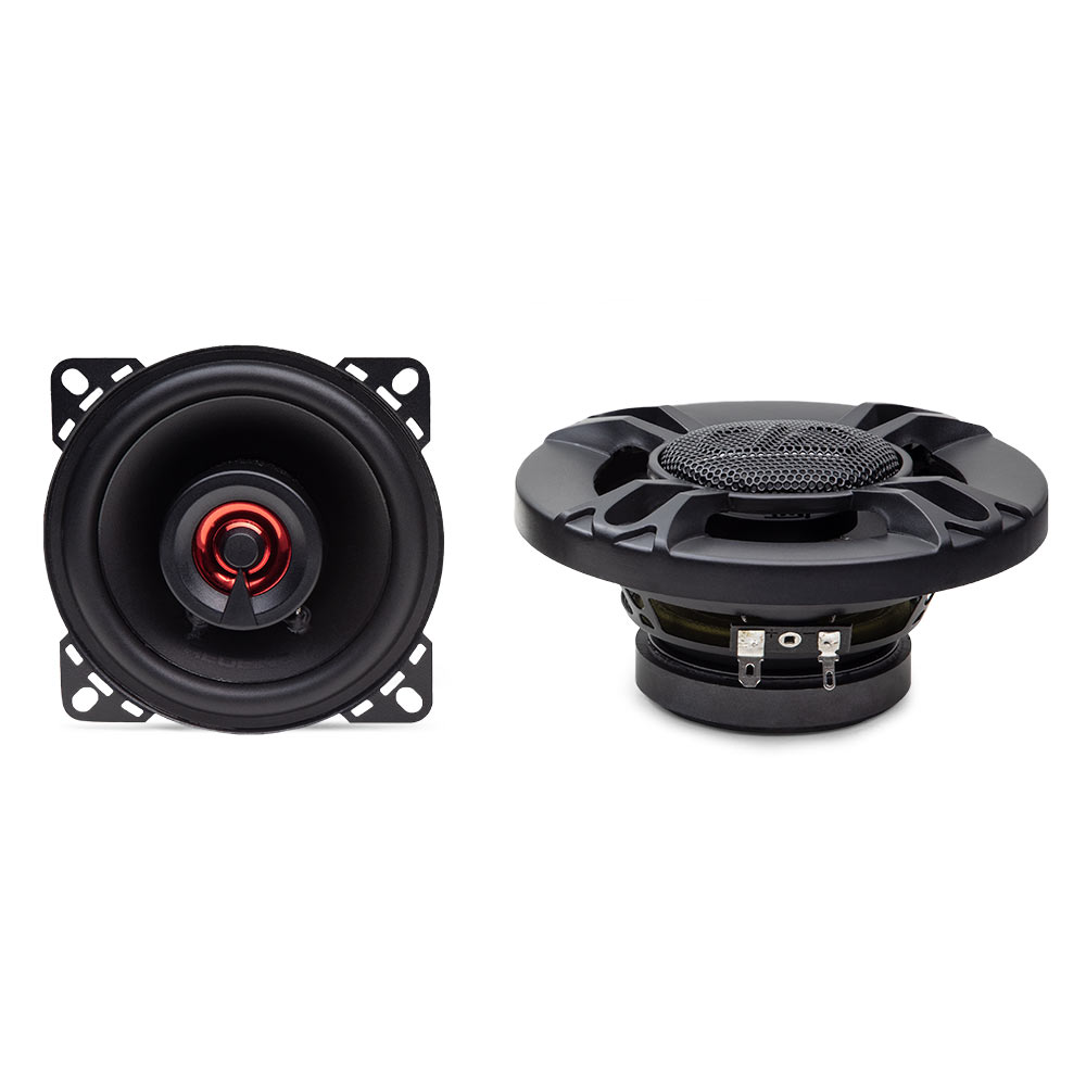 DD Audio RL-X4 coaxial speakers (100 mm).
