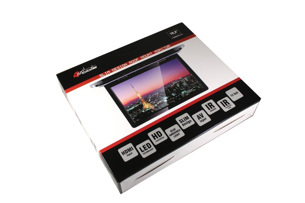 FOUR Mobile 4-HDMON10.2-B car roof monitor (10,2")