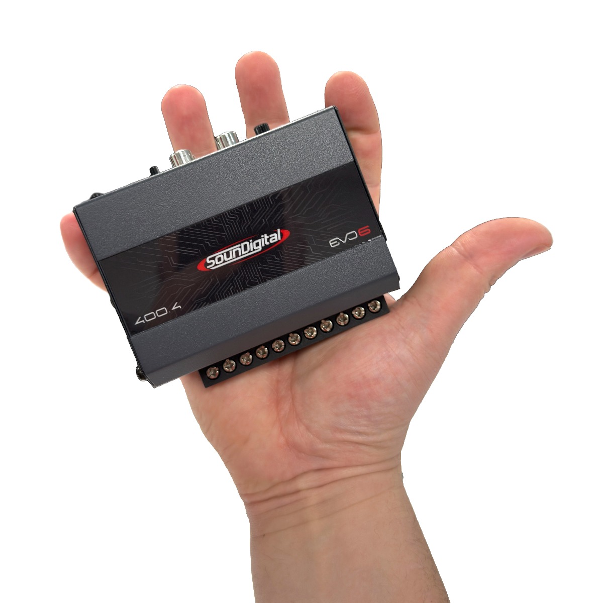 SounDigital 400.4 EVO 6 - 4 Ohm (RMS 4x100 W x 2 Ohm) power amplifier (4-channel).