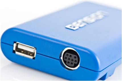 Dension adapter USB, iPhone, AUX with Bluetooth (replaces CD changer) for VW. GBL3VW1