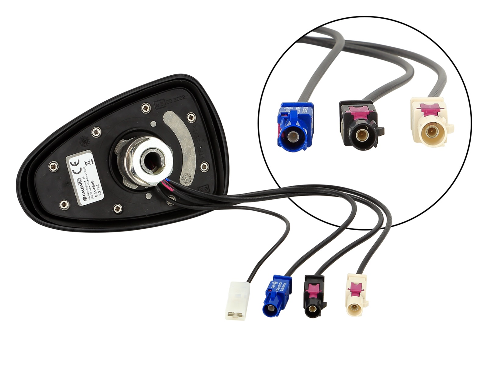 Universal, multifunction car AM/FM/DAB/DAB+/GNSS antenna Shark II. 7677810