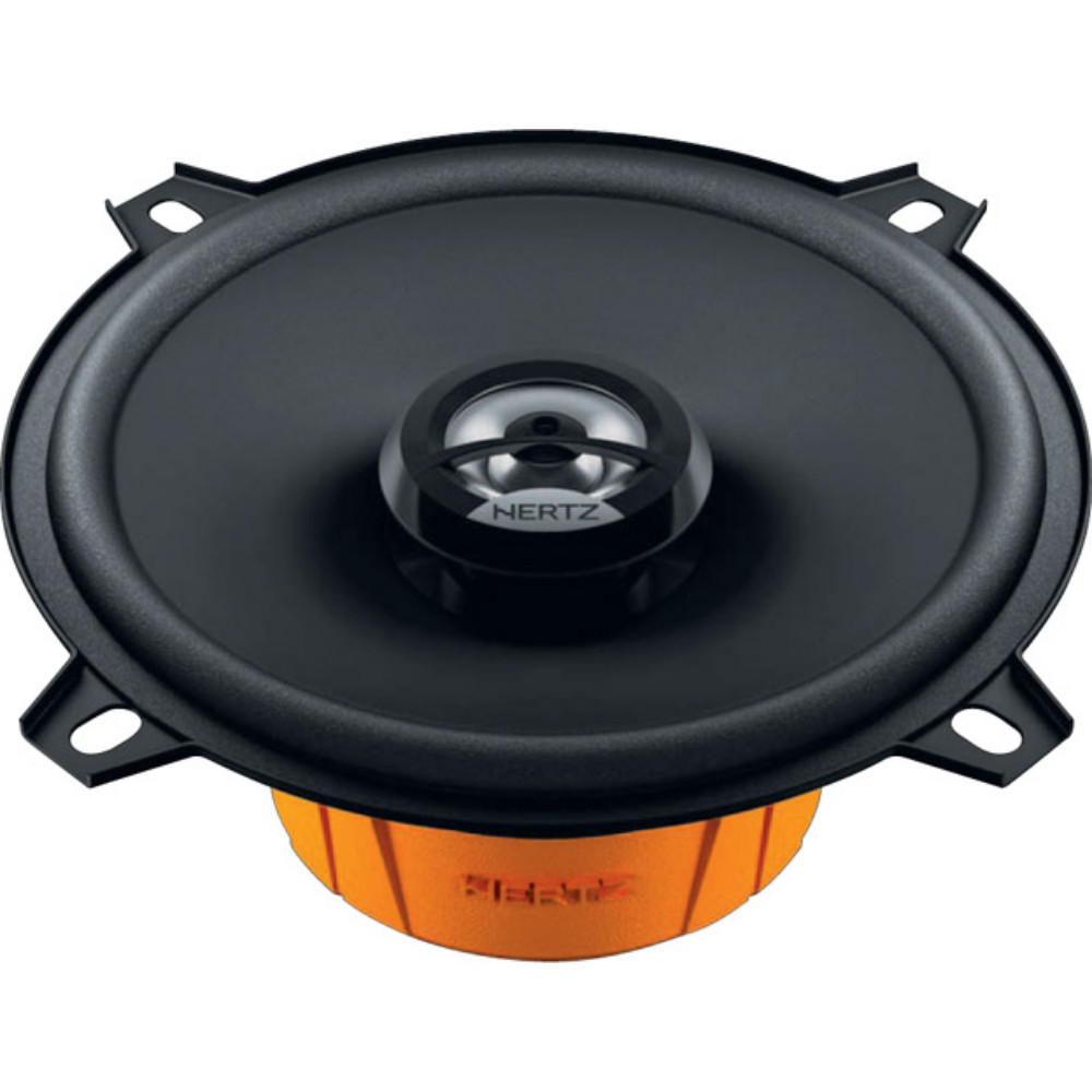 Hertz DCX 130.3 coaxial speakers (130 mm).