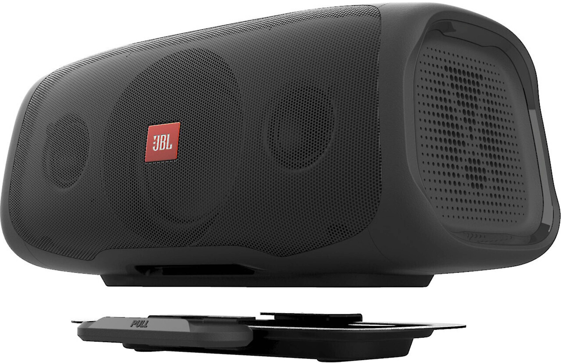 JBL BassPro GO subwoofer & full-range Bluetooth speaker.