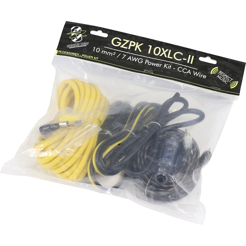 Ground Zero amplifier install KIT (10 mm²). GZPK 10XLC-II
