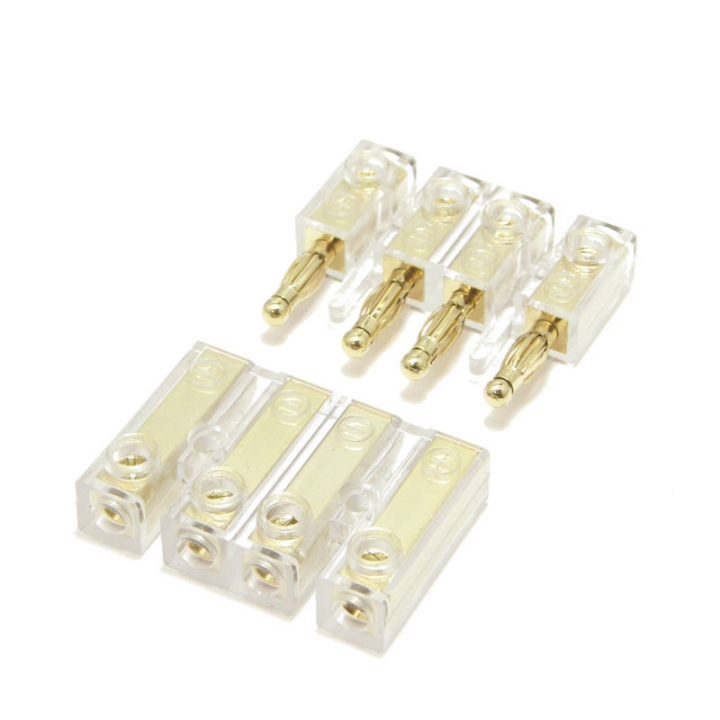Speaker terminal for plug-in connection (up to 4 mm²). 4150-02