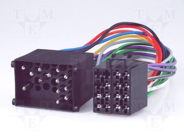 Rover, BMW, Mini, Land Rover adapter (ISO connector). AS-10B (17 pin).