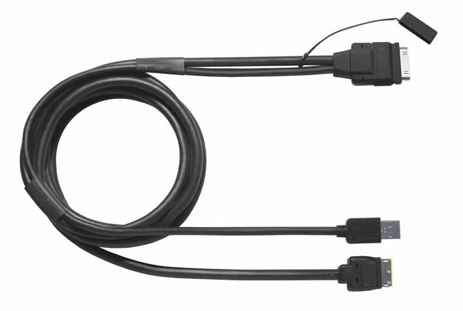Pioneer CA IW 201S USB connection cable for iPhone, iPod.