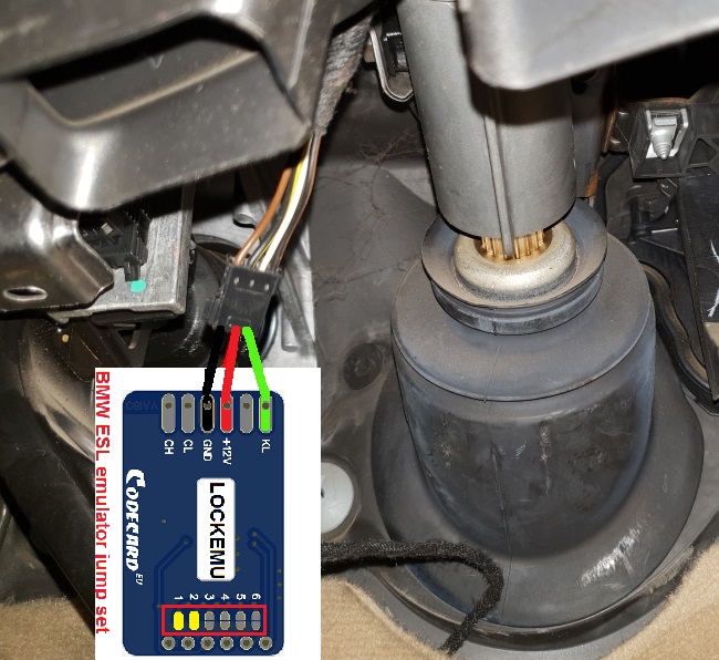 ESL, ELV emulator for BMW, Mercedes Sprinter, Vito, Viano, VW. LOCKEMU