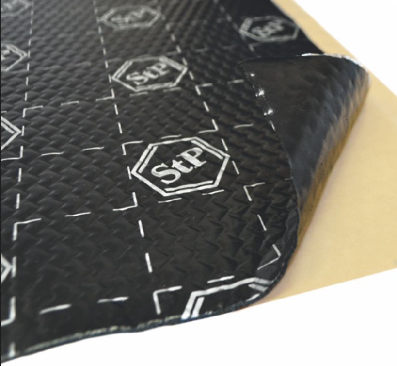 STP Black Silver self-adhesive damping mat, bulk pack (1.8 mm., 4.5 m²).