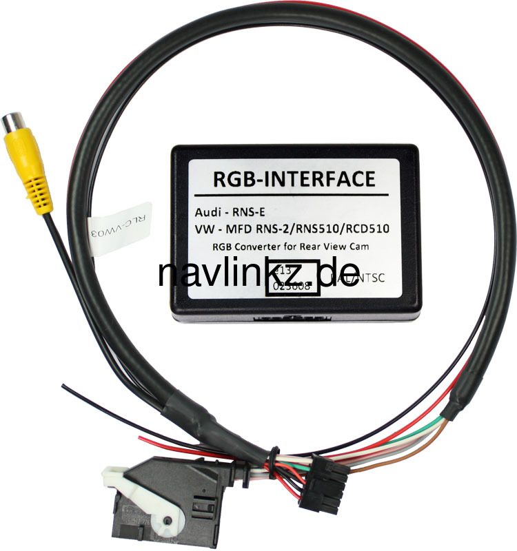 VW, Skoda, Seat multimedia interface (RVC, VIDEO IN). NavLinkz