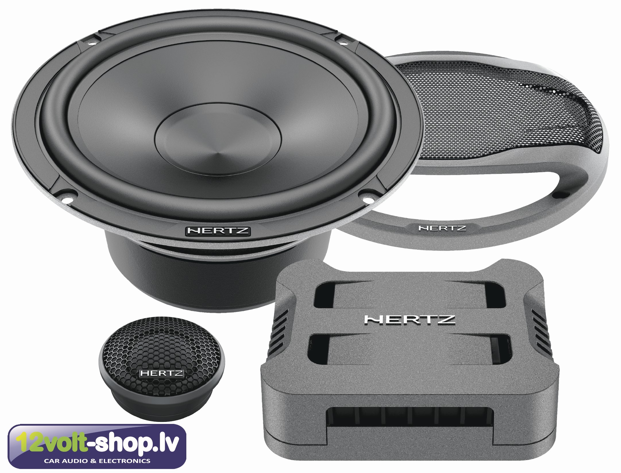 Hertz CPK 165 component speakers (165 mm).