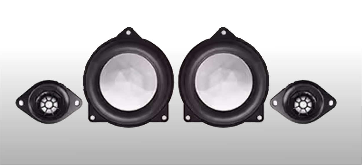 Rainbow IL-S4.2 BMW component speakers (100 mm).