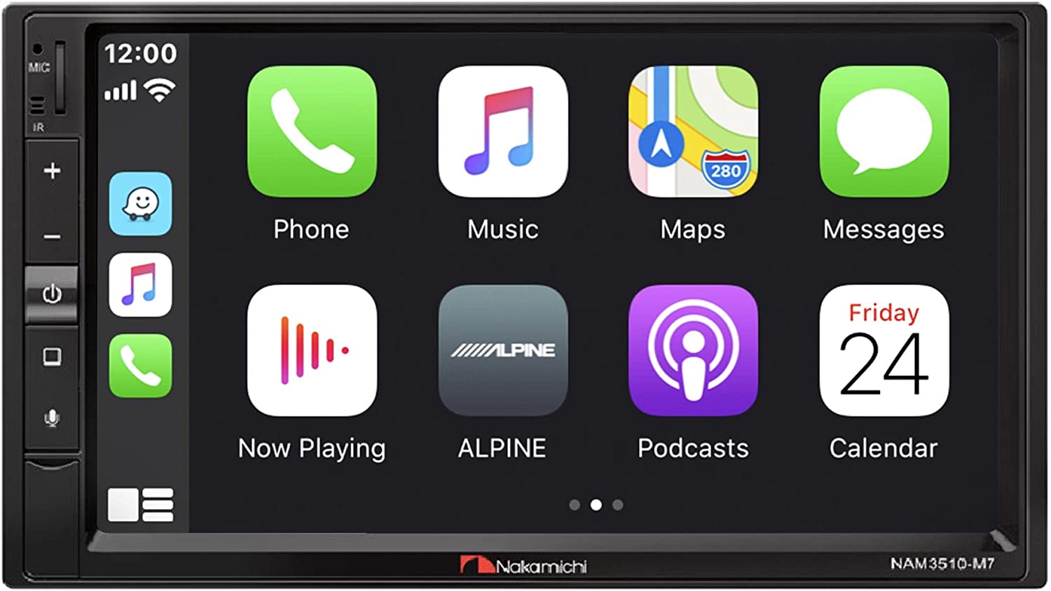 Nakamichi NAM3510-M7 multimedia AV receiver (6.8").