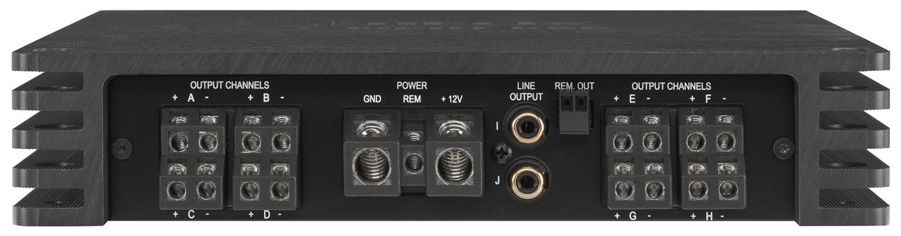 Helix V EIGHT DSP MK2 (D class) power amplifier (8-channel) with DSP.