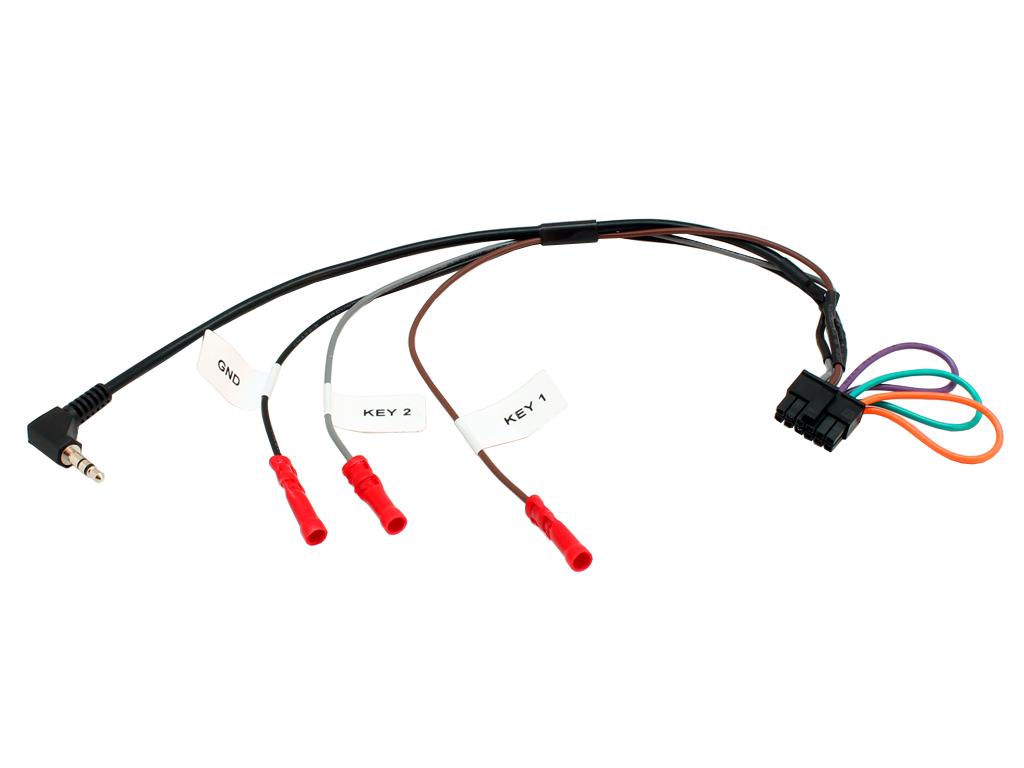Universal patch lead for Steering Wheel Control interface. Connects2