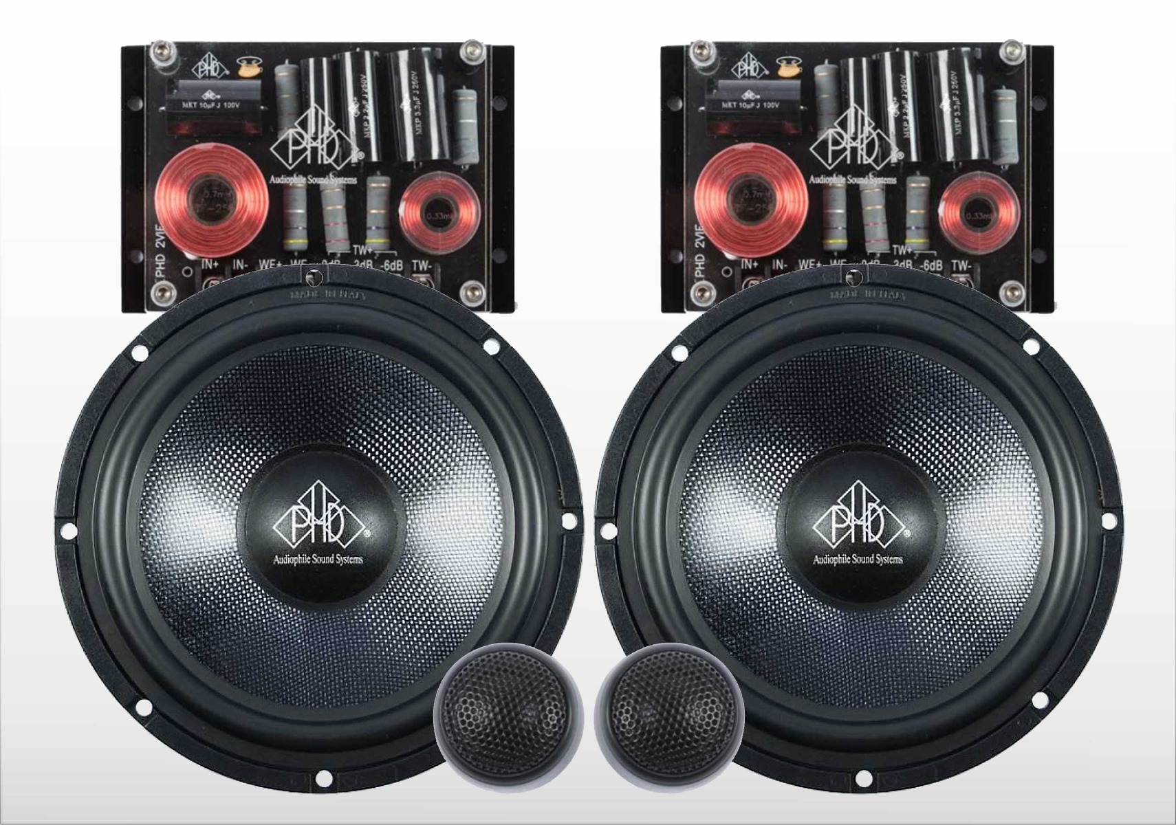 PHD MF 6.1 KIT component speakers (165 mm).