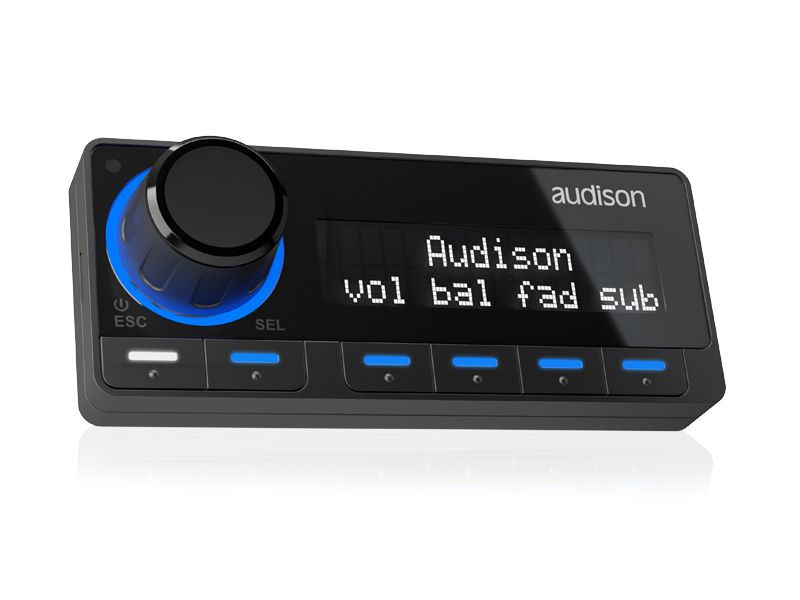 Audison DRC MP digital remote control.