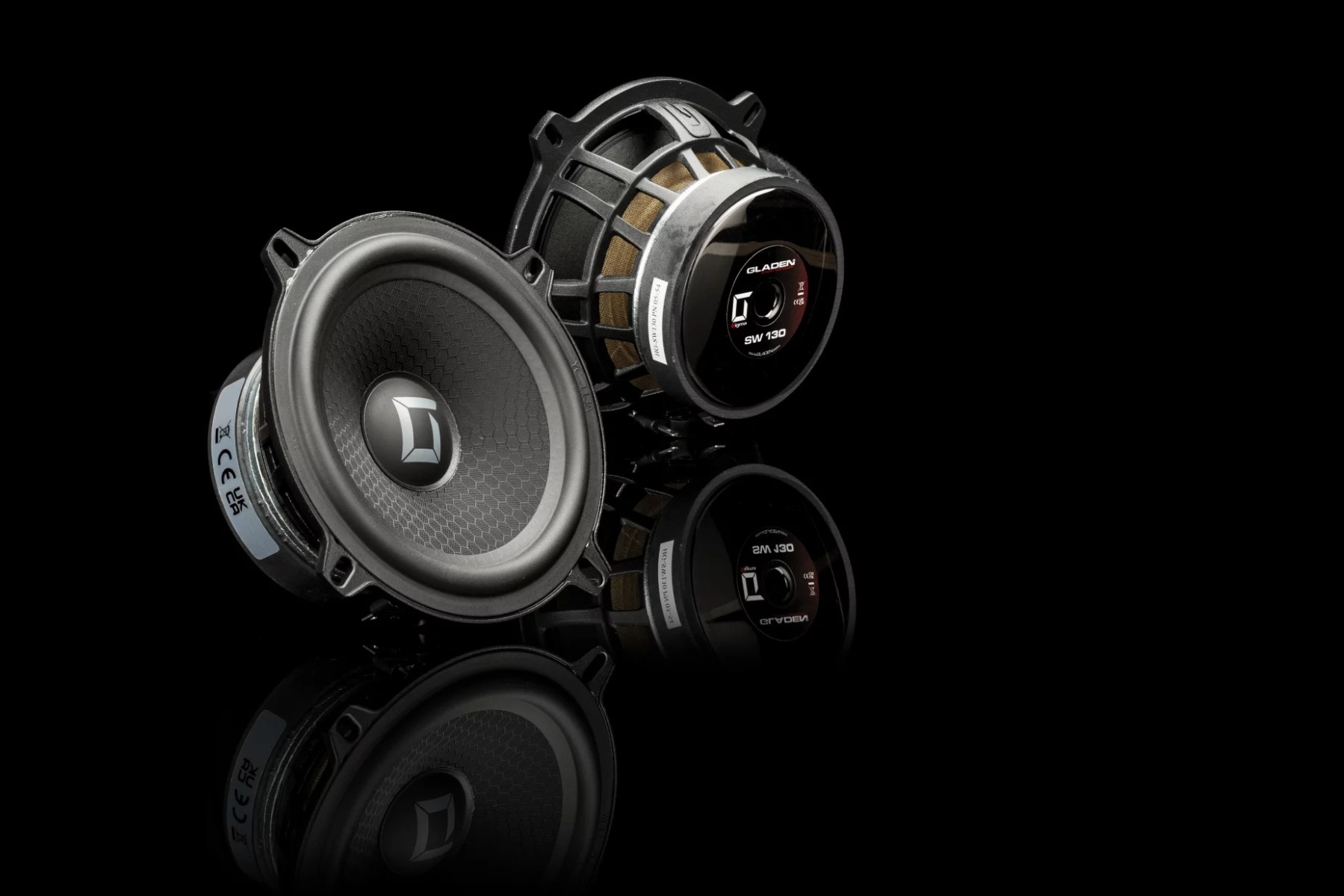 Gladen Sigma 130.2 component speakers (130 mm).