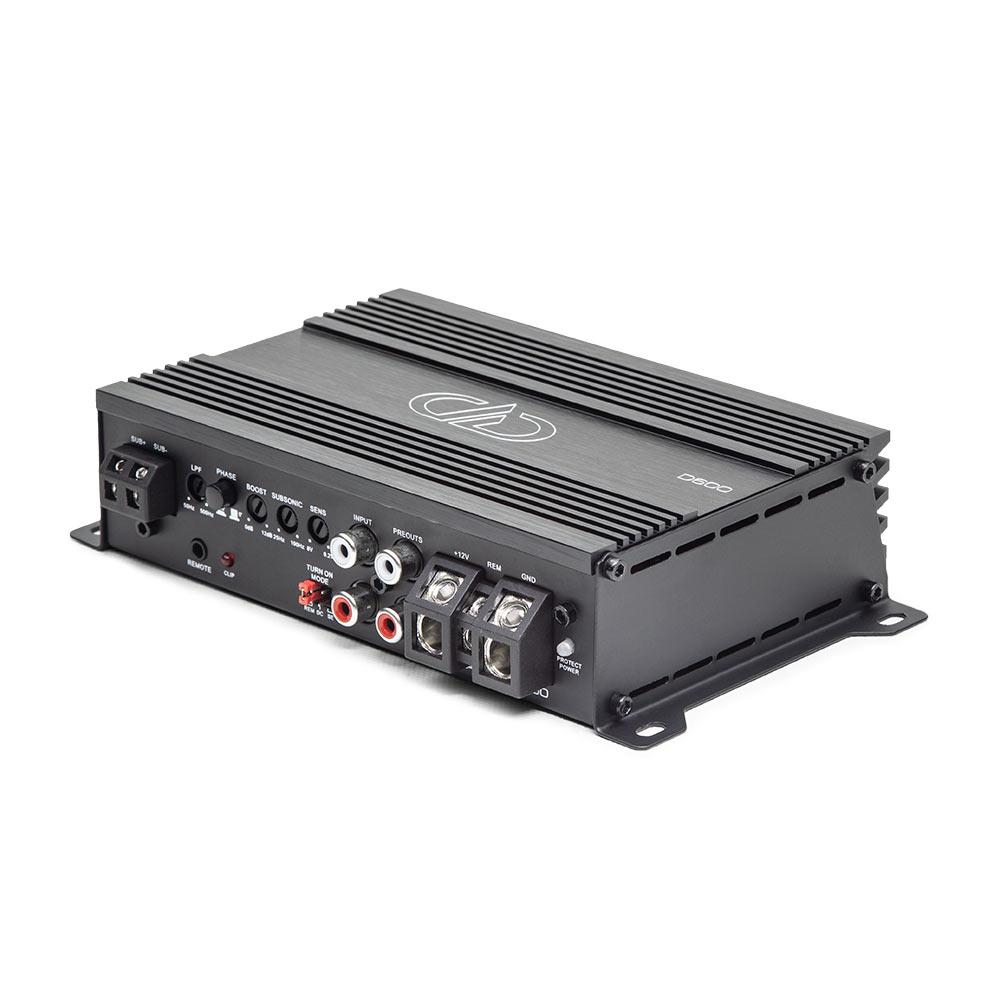 DD (Digital Designs) DD D600 + LE-ST06D-D2 active subwoofer basskit (165 mm).