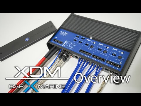 JL Audio XDM400/4 (D class) marine power amplifier (4-channel).